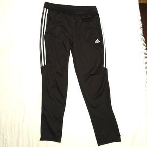 Black Adidas Women's Soccer Tiro 17 Training Pants